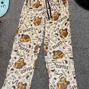 SOLD Nickelodeon Garfield Coffee Pajama Pants